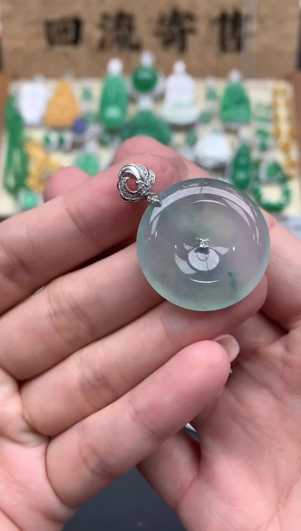 【闪购商品】翡翠颈饰18K金镶嵌258-中国好珍宝