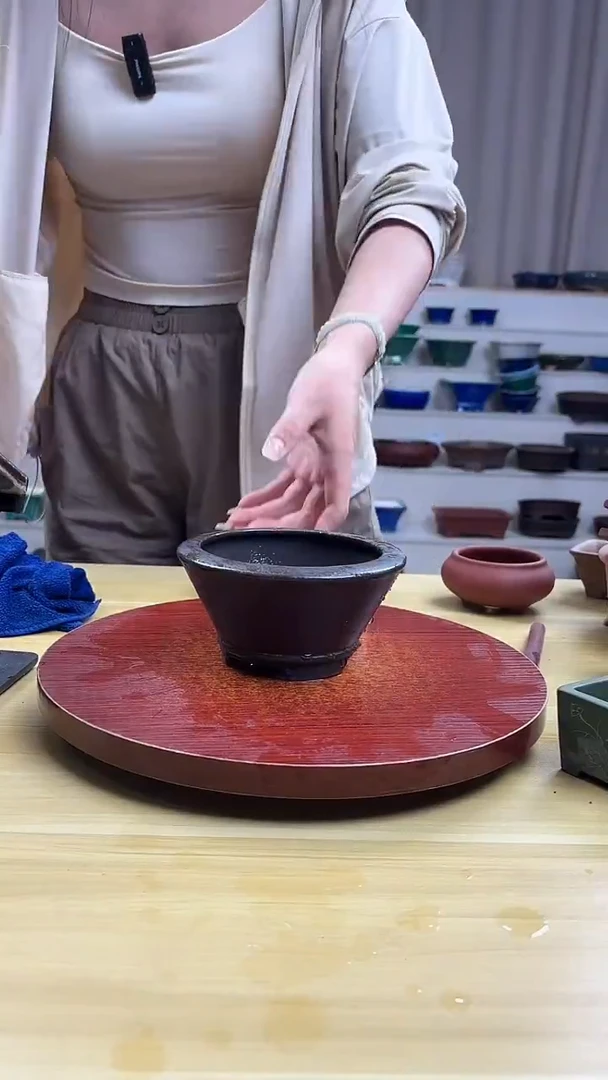 紫砂花盆紫砂花盆精品花盆微瑕