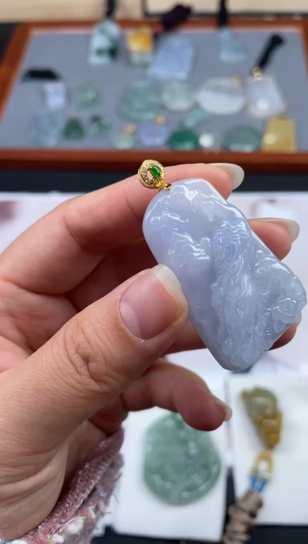 【闪购商品】定制翡翠18K金镶嵌01-17HDJT0133560