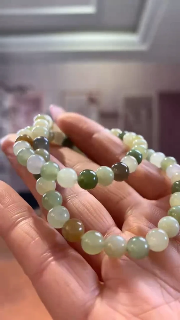 【闪购商品】和田玉手串未镶嵌多宝双圈