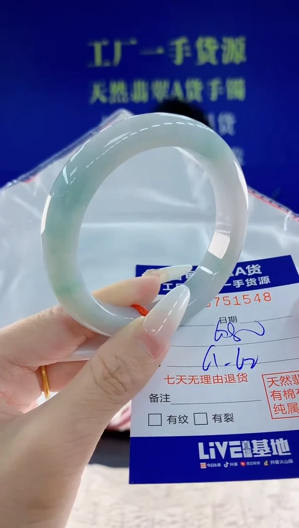 未镶嵌手镯翡翠48天然翡翠A货
