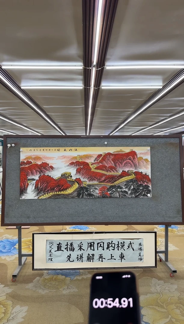 绘画阳**媚M王红兵-六尺-山水国画
