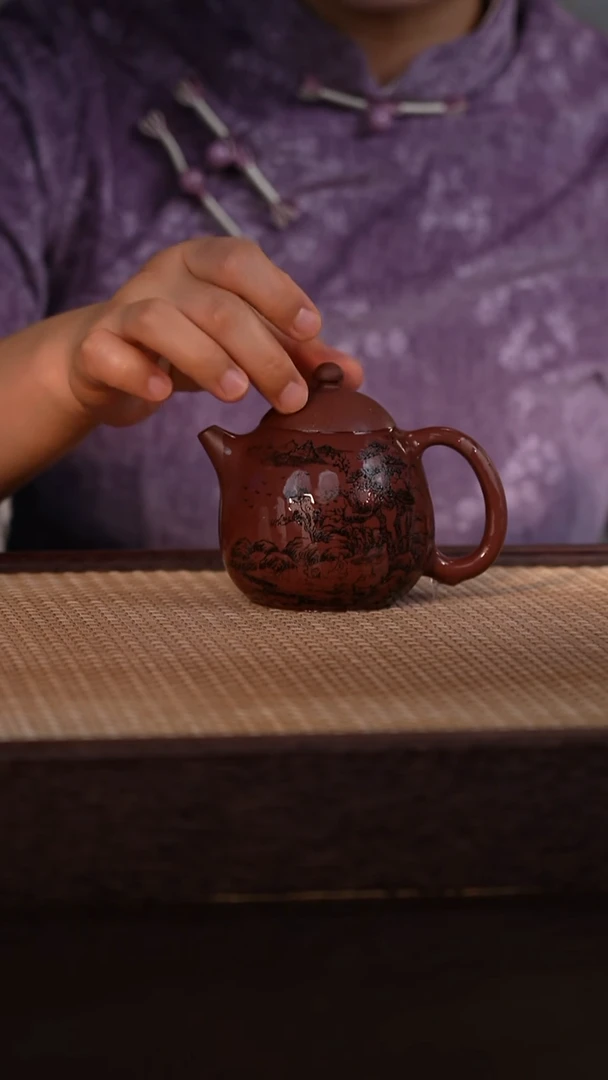 茶壶紫砂老紫泥 200cc