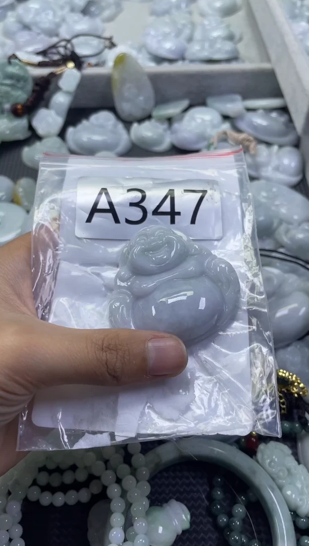颈饰未镶嵌翡翠A347
