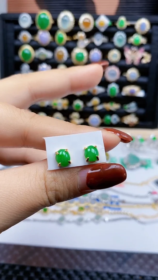 银S925镶嵌戒指翡翠姐****在144