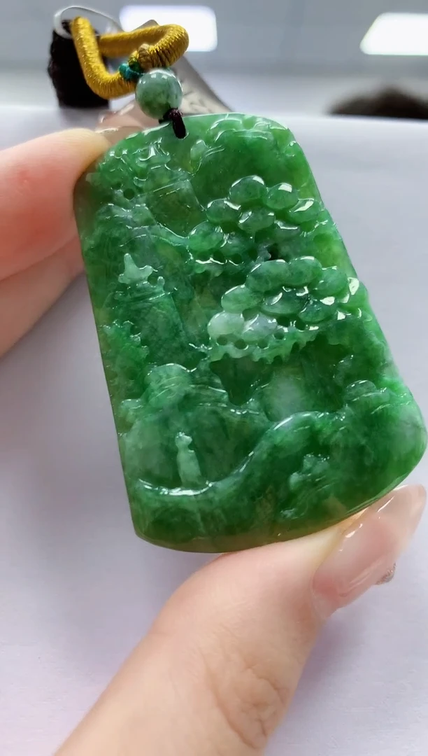 未镶嵌定制翡翠4688jw-毛货挂件12