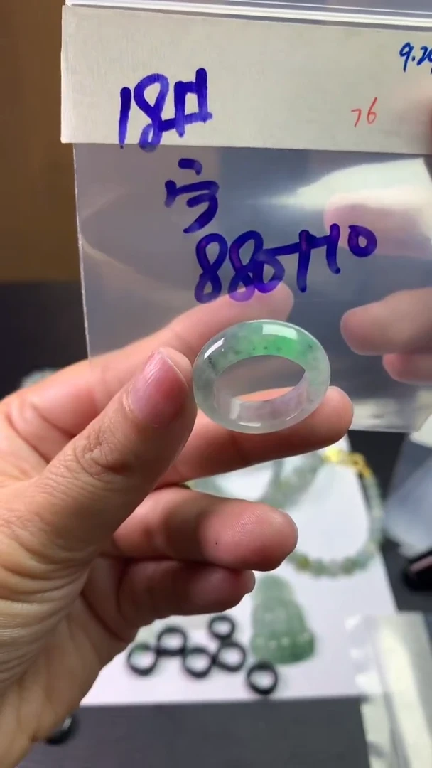 未镶嵌定制翡翠宁毛货需精细抛光拍一发一