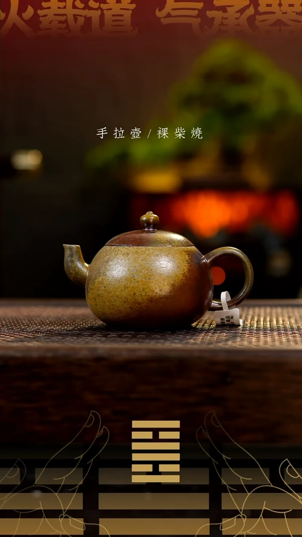 夸烧柴烧皮蛋壶831