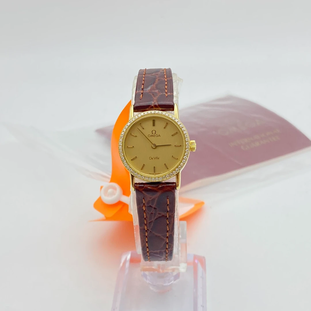 95新 Omega/欧米茄 碟飞系列/24MM/机械/后镶钻