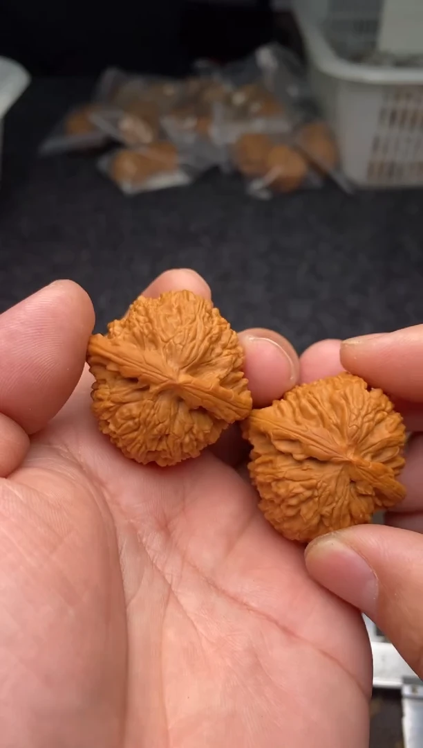 把件文玩核桃b86号39尺白狮子