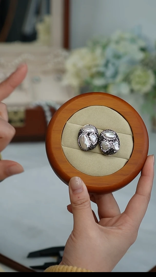 【闪购商品】淡水珍珠耳饰合金耳饰