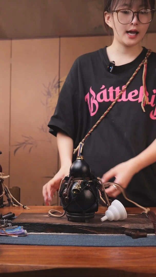 1359号精品大漆葫芦防腐防渗装水茶酒