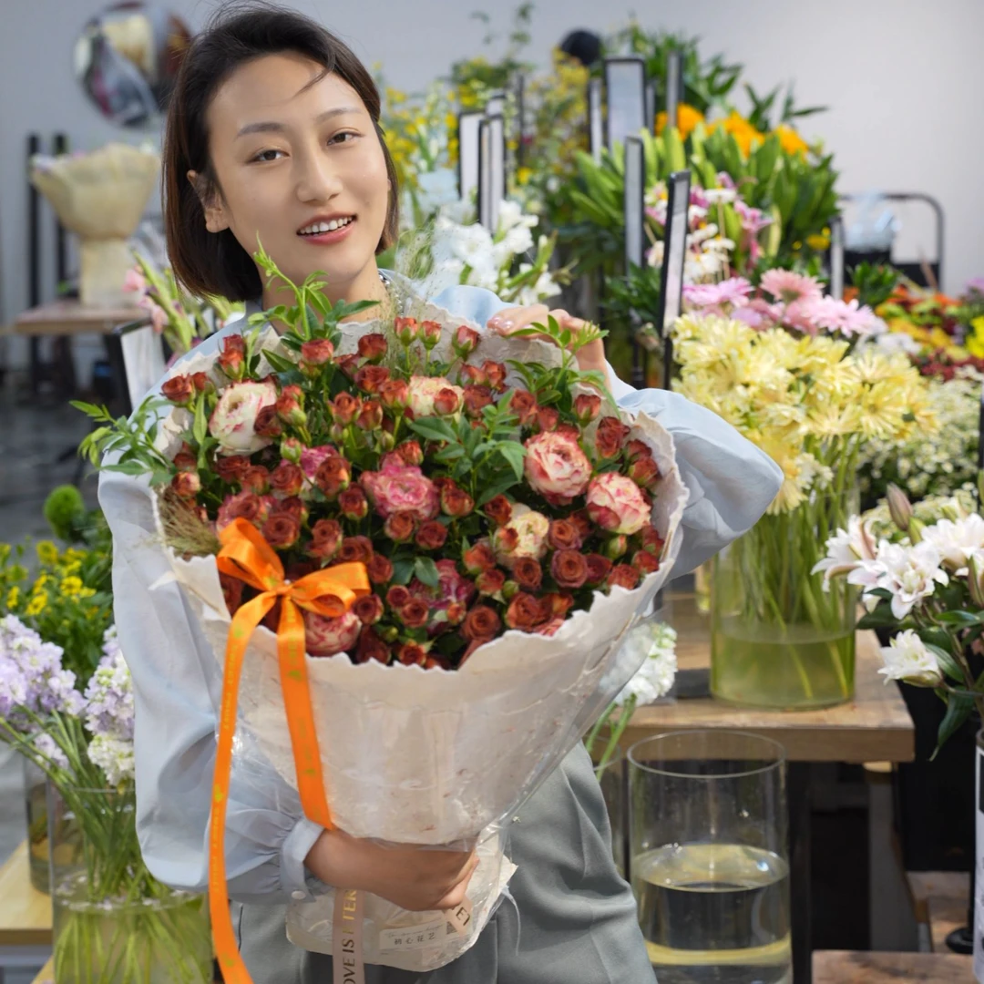 苹果杰克鲜花花束