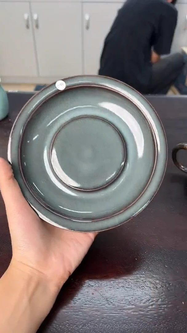 龙泉云间青瓷小米茶器