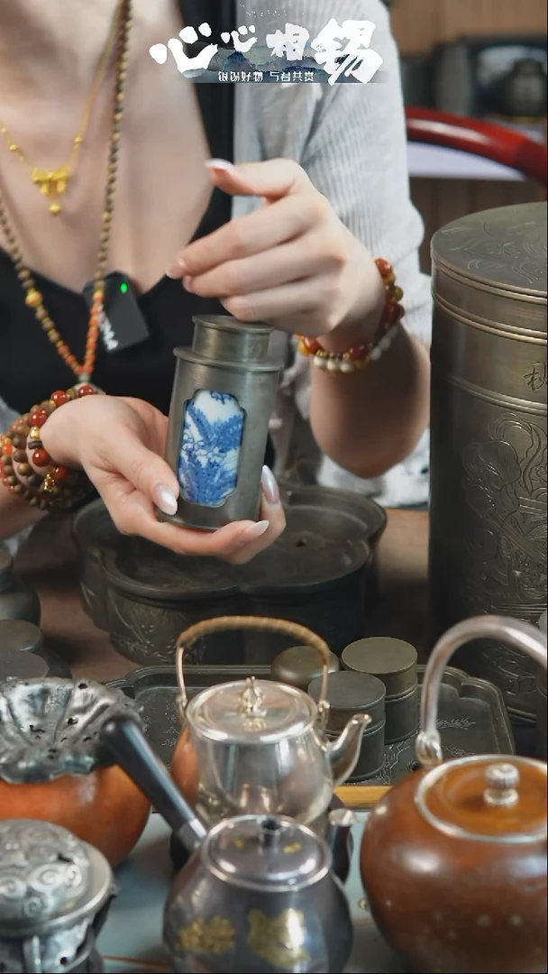 瓷片心心相锡心心相锡