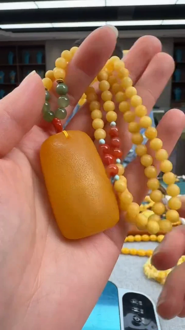 【闪购商品】琥珀颈饰未镶嵌序列号104