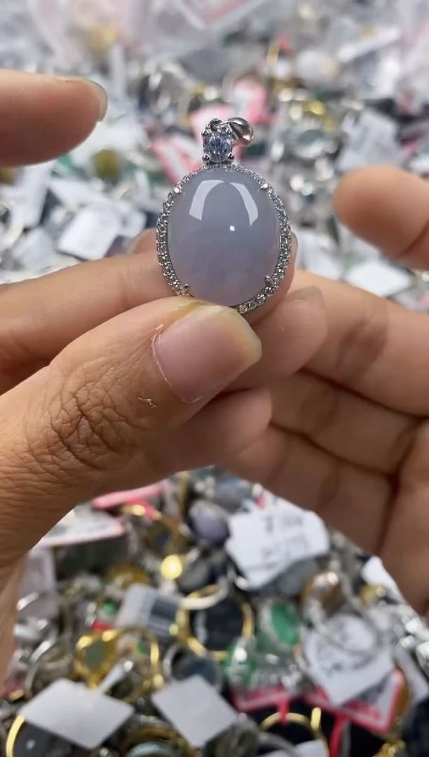 银S925镶嵌戒指翡翠111---5