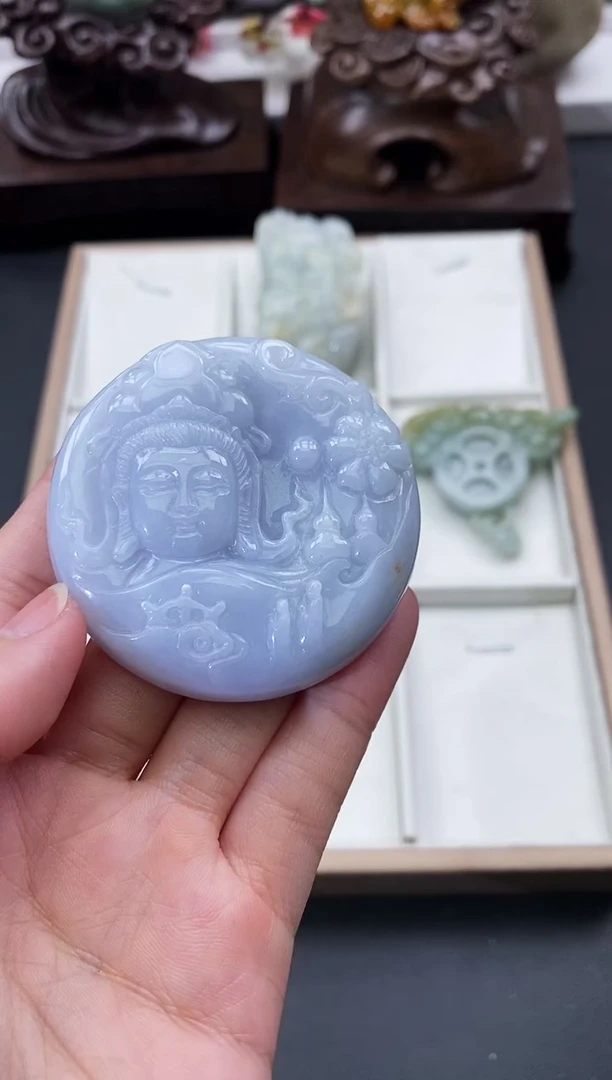 颈饰未镶嵌翡翠天然缅甸A货翡翠