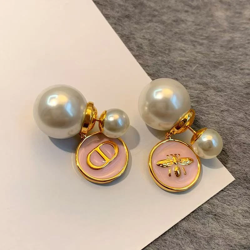 合金耳饰 【久久老板娘】2025新款小众轻奢时尚耳钉EH-9669