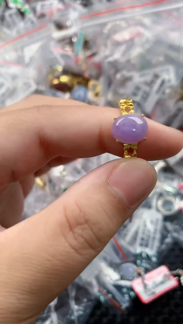 银S925镶嵌戒指翡翠444    6