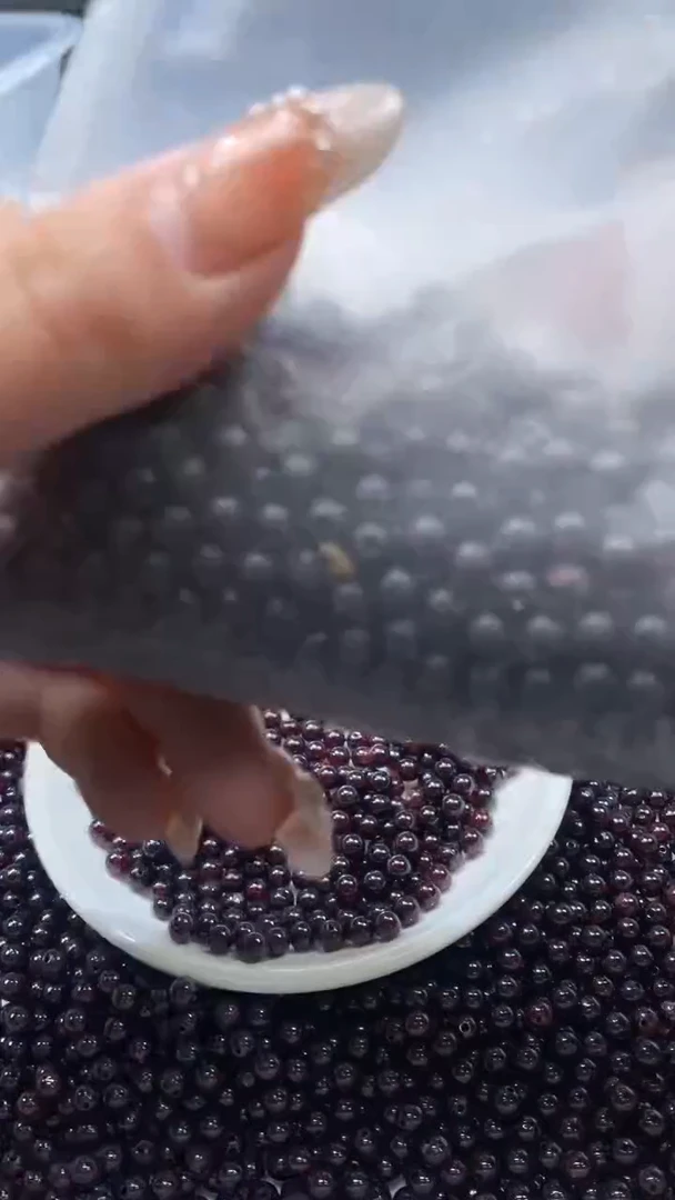 颈饰未镶嵌石榴石w1553石榴石4mm*50颗