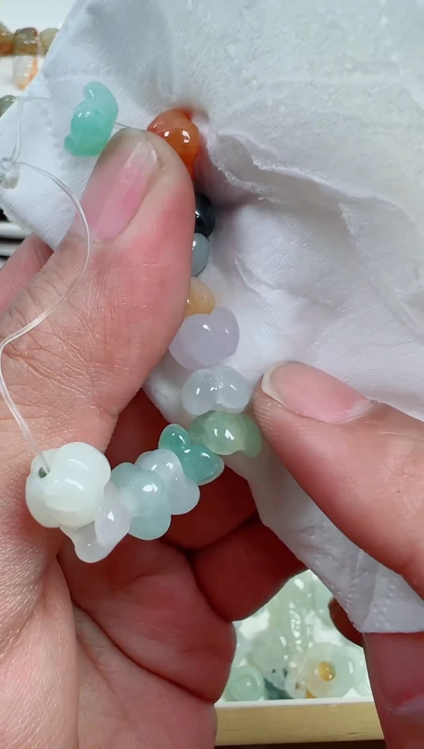 散珠翡翠爆****~134，号链接，a货翡翠