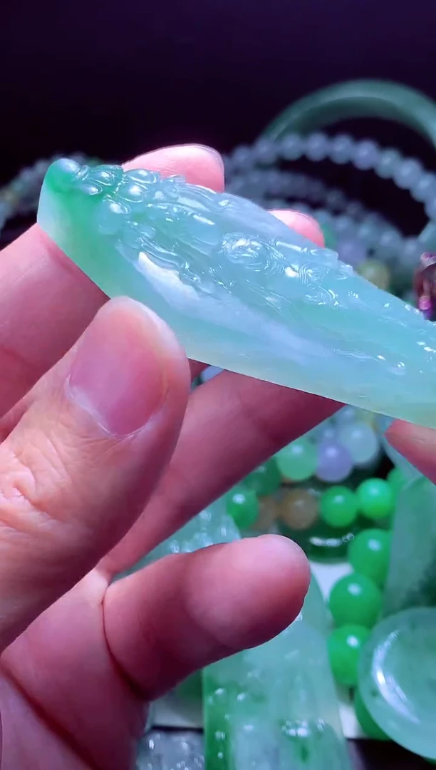 未镶嵌定制翡翠艺*#翡翠毛货定制