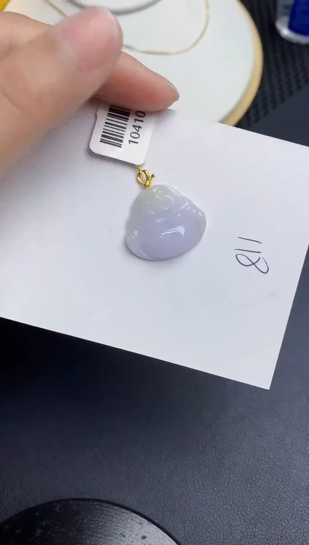 【闪购商品】翡翠颈饰18K金镶嵌000000000