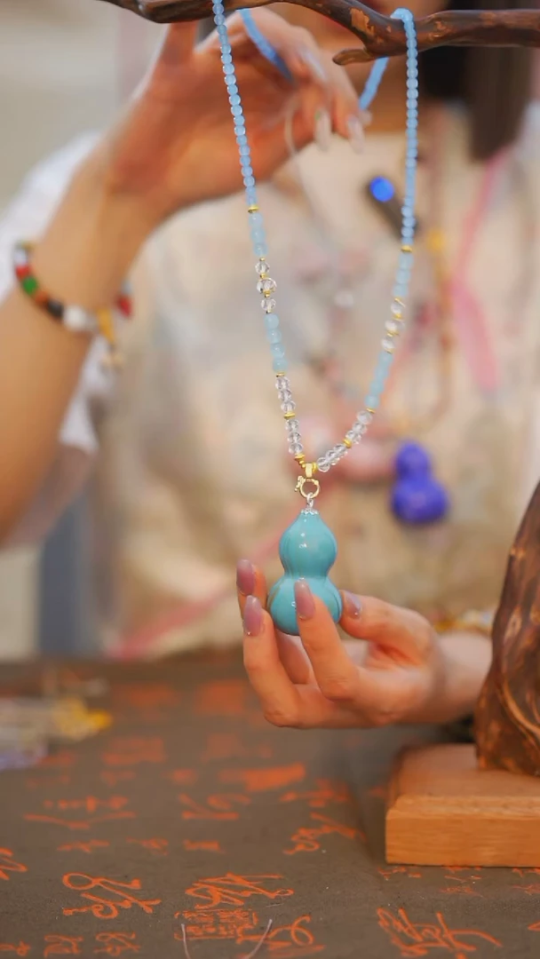 579非遗漆手艺工天然葫芦文玩福禄