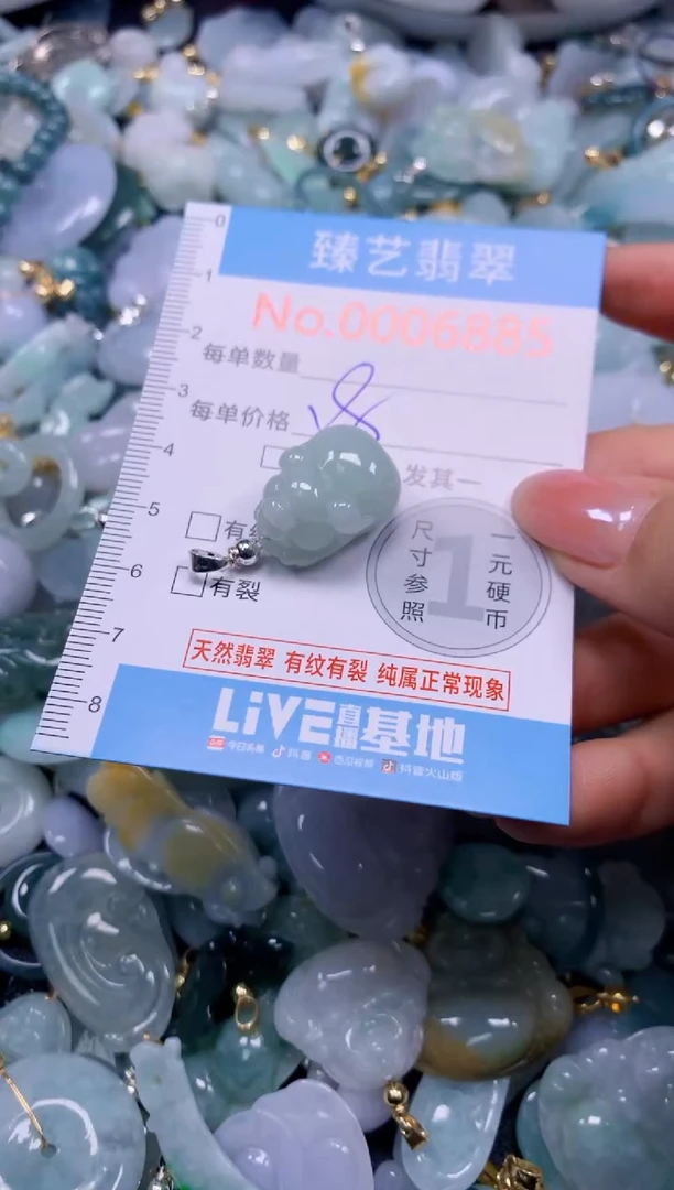 颈饰未镶嵌翡翠6885