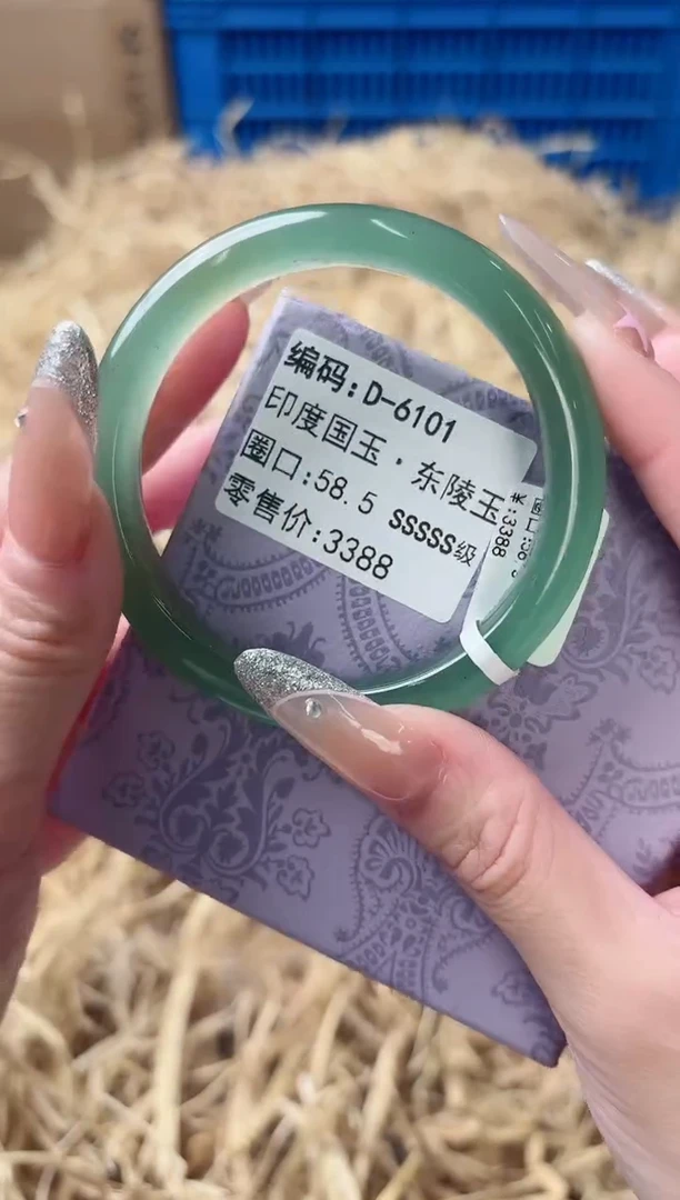 未镶嵌手镯石英质玉D-6101
