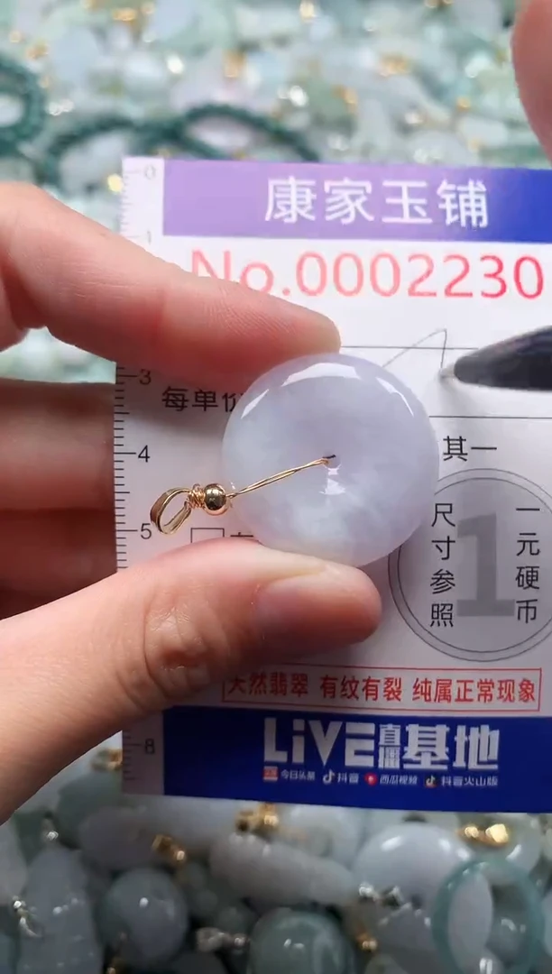 翡翠未镶嵌吊坠(不含链)2230