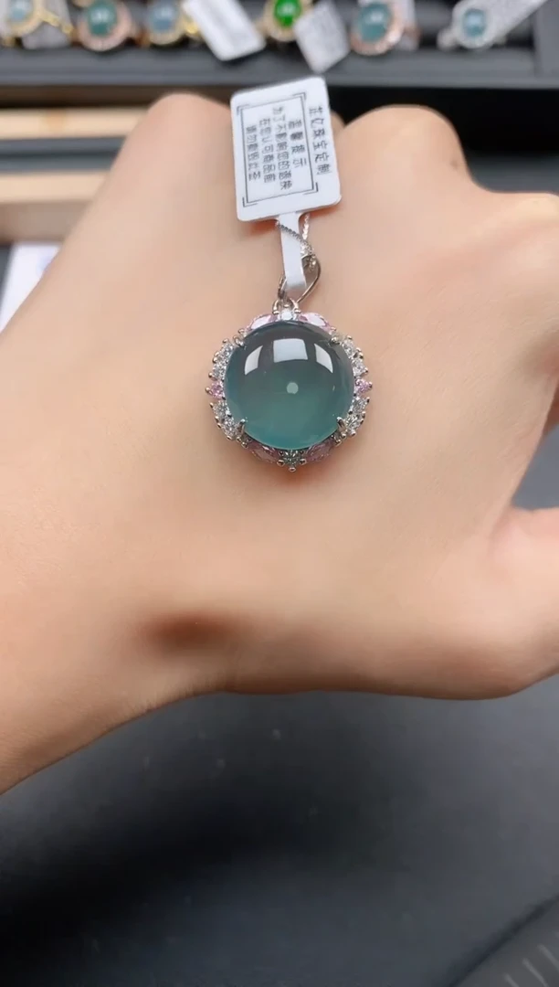 银S925镶嵌戒指翡翠11111
