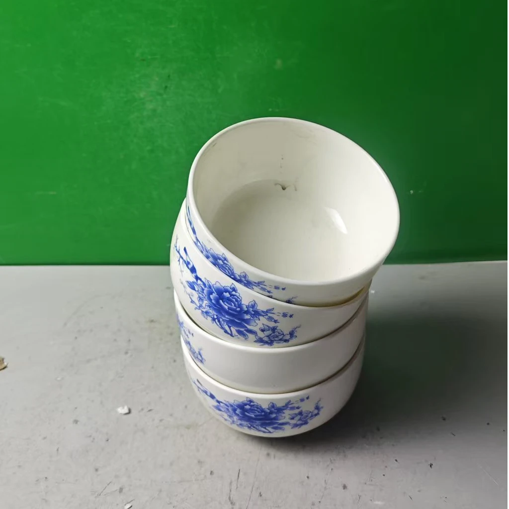 m2817 碗4个（口径10，高5）陶瓷餐具 D1