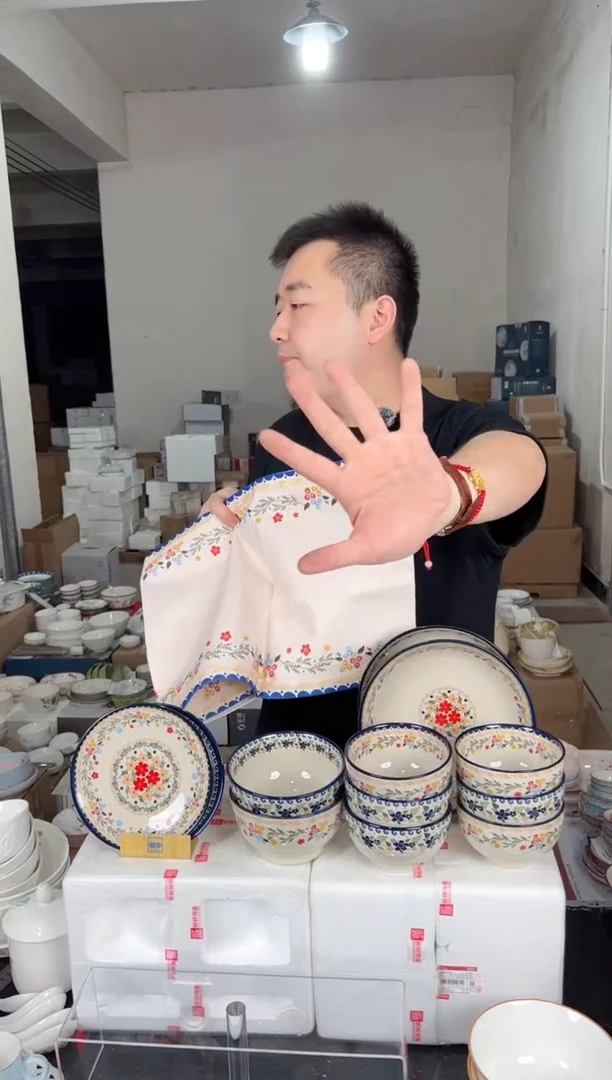 D佳佰18+7头餐具套装(波兰瓷韵)