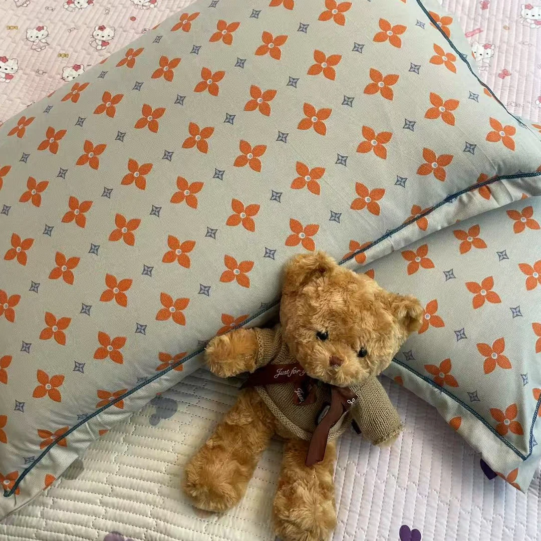 高端精品枕套--希思罗蓝