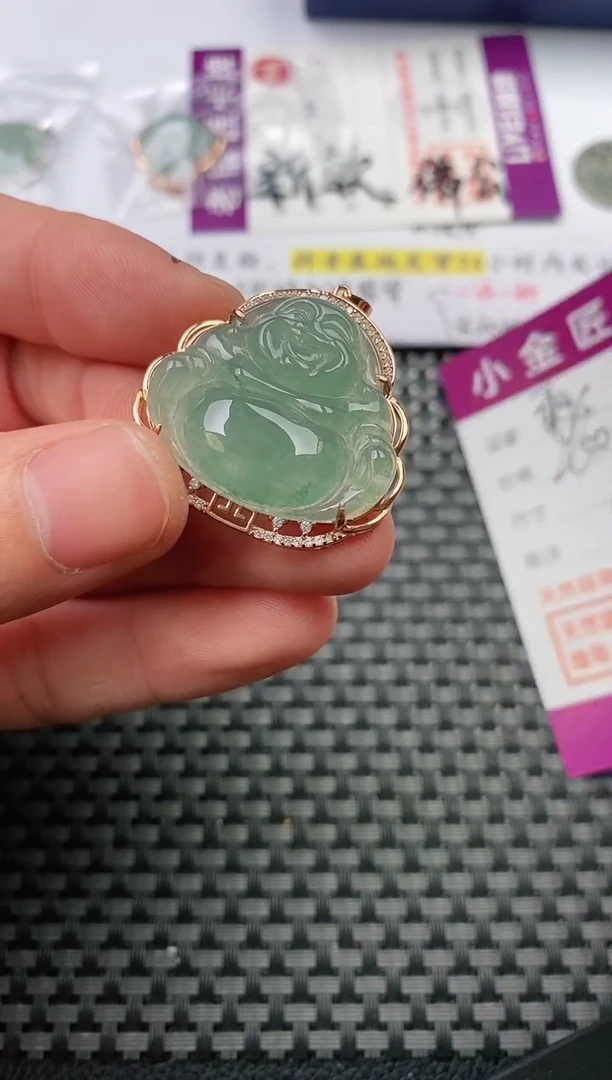 翡翠银S925镶嵌颈饰·