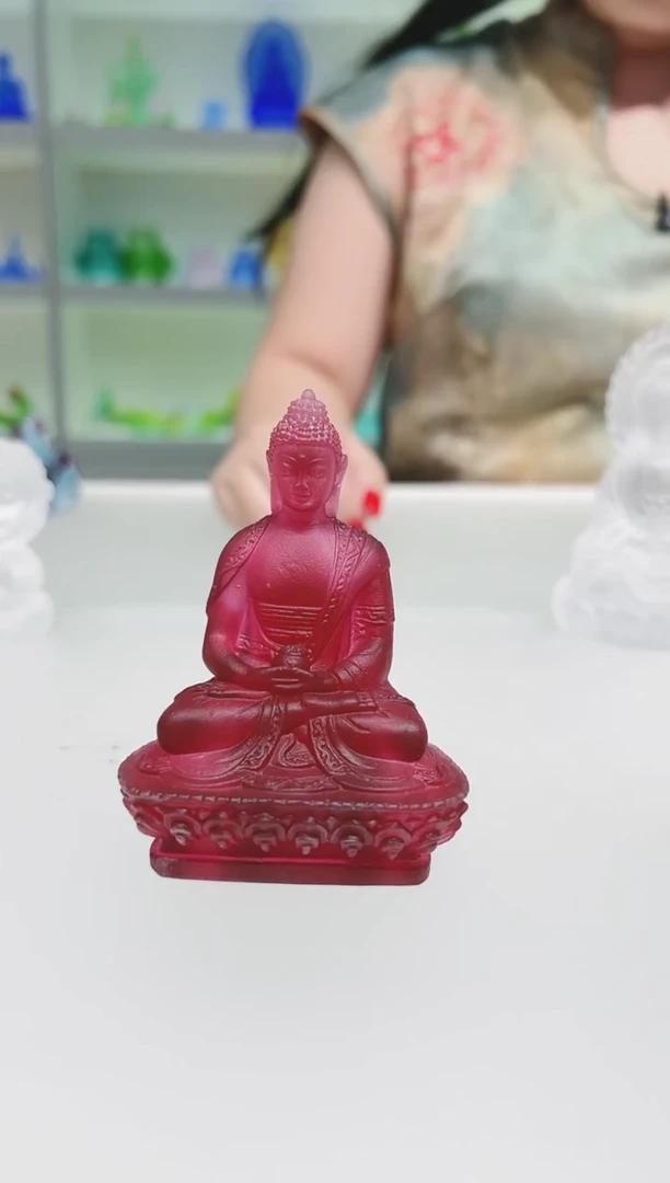 手工艺品琉璃巴*古法琉璃药师佛