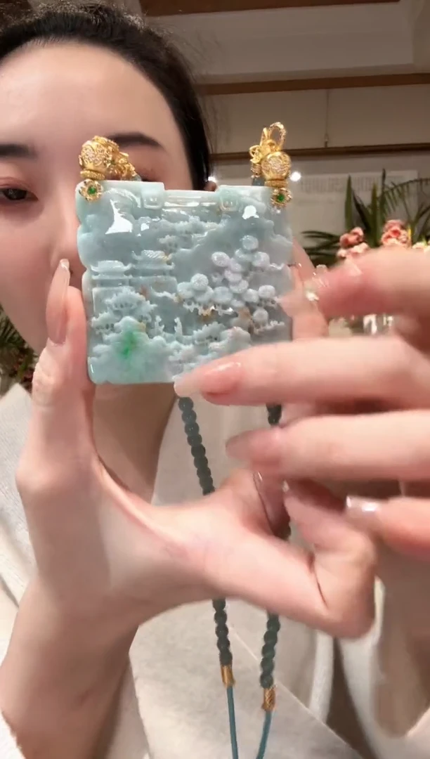 【闪购商品】翡翠颈饰未镶嵌国风