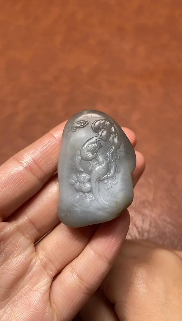 颈饰未镶嵌和田玉和田玉双喜临门