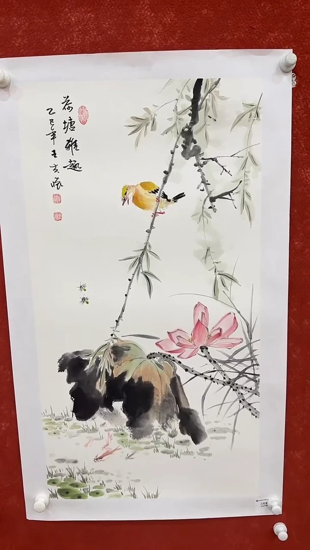 国画9.23-严选-王夫怀-三尺花鸟-C12