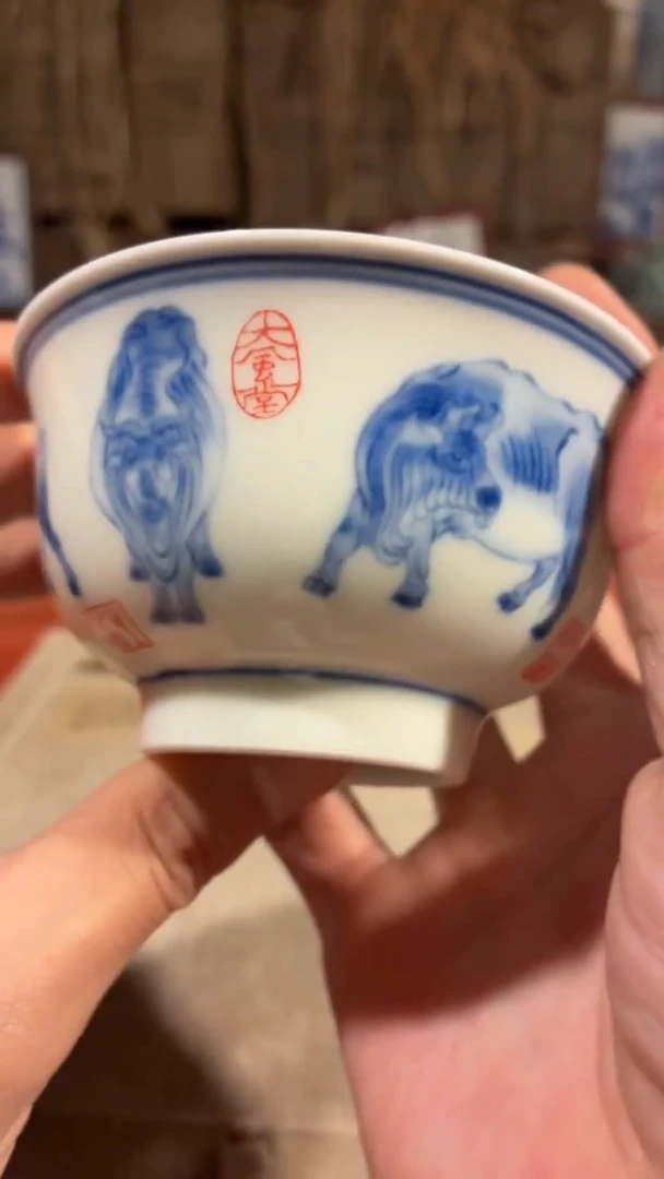 摆件瓷D06景德镇陶瓷摆件