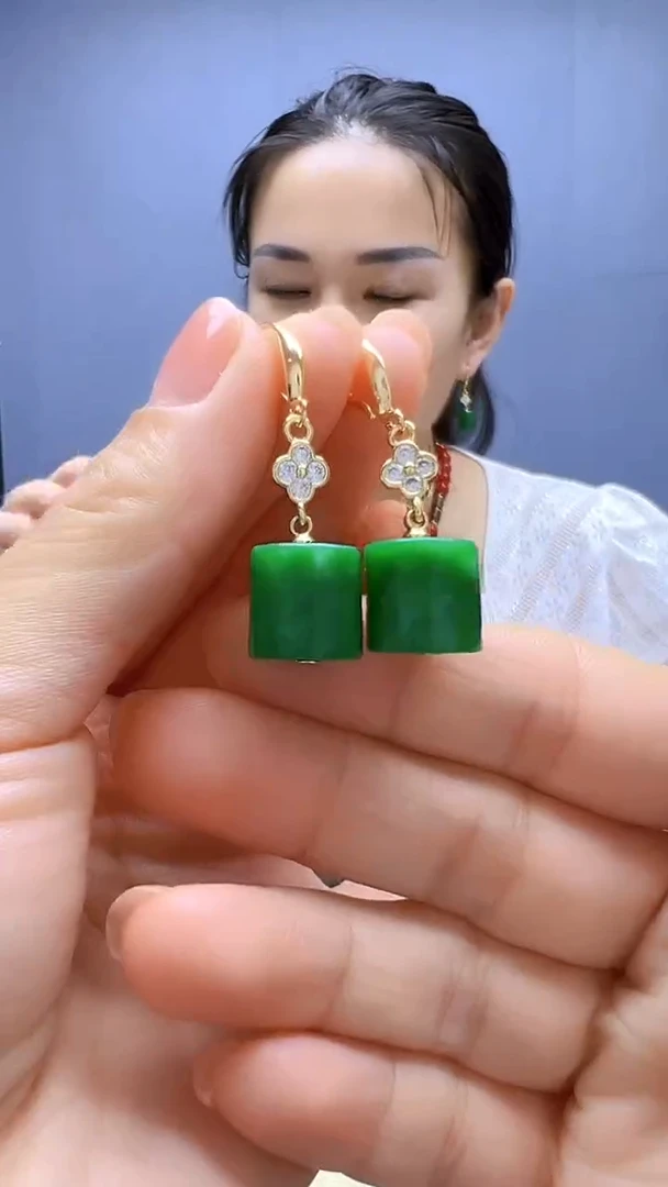 颈饰14K金镶嵌翡翠随昔diy颈饰