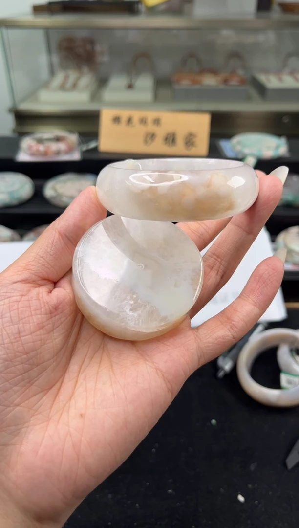 未镶嵌手镯石英质玉55圈口（赠品镯心）1569056