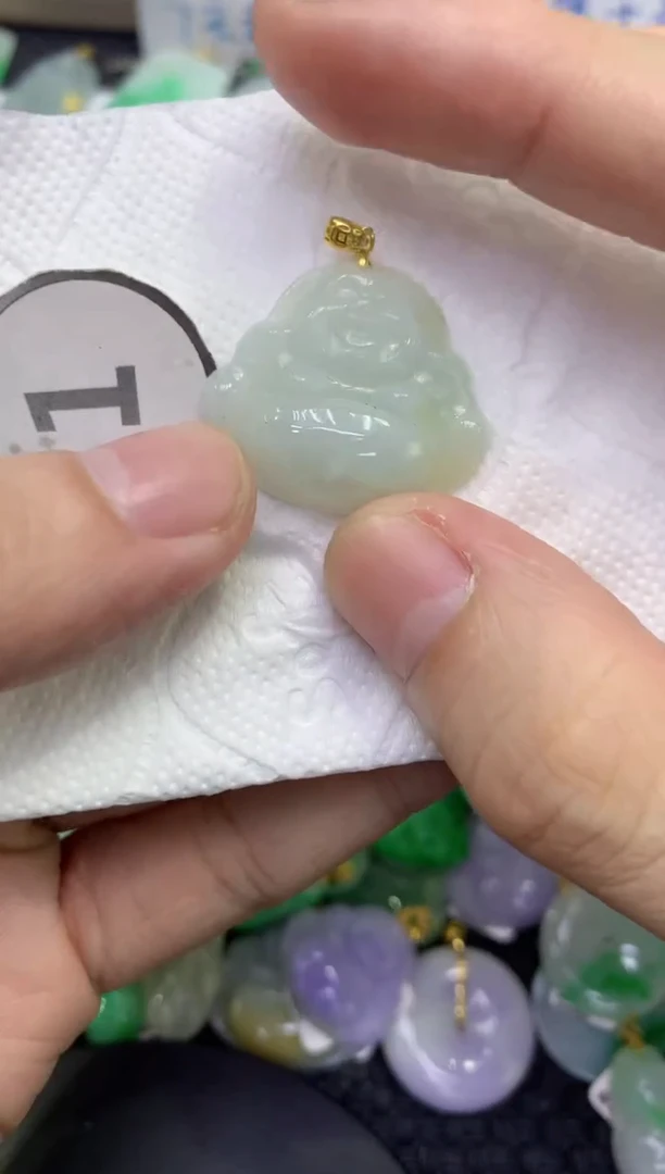 颈饰未镶嵌翡翠天然缅甸A货翡翠