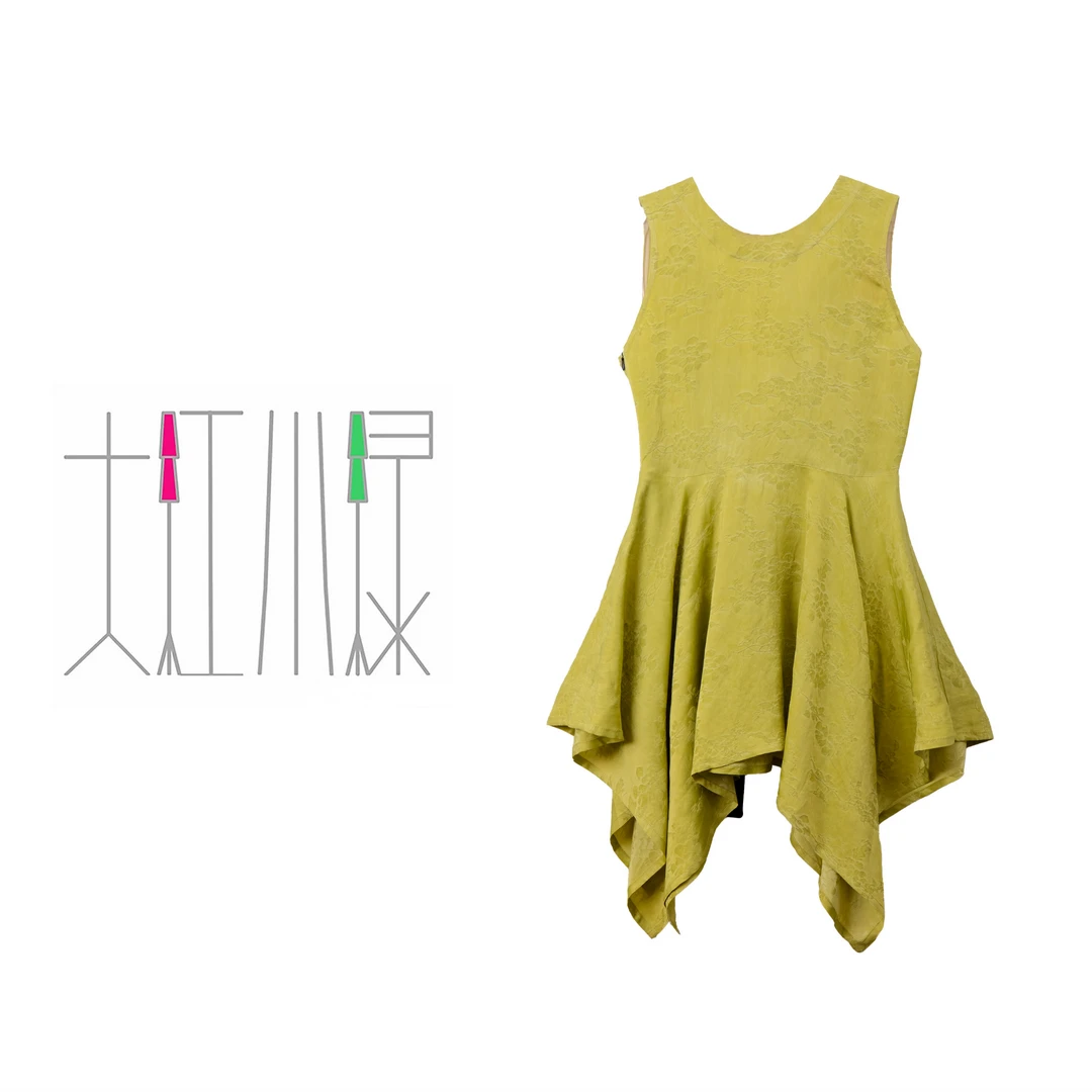 【轻舞】红shop原创设计新中式少女感提花炒色露背无袖连衣裙夏季