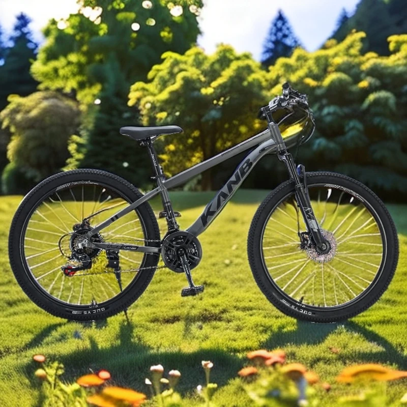 【铝凌度】铝合金山地自行车变速碟刹适合通勤越野
