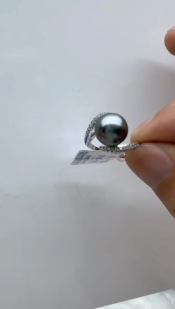【闪购商品】海水珍珠戒指银S925镶嵌非基地发货不带证书