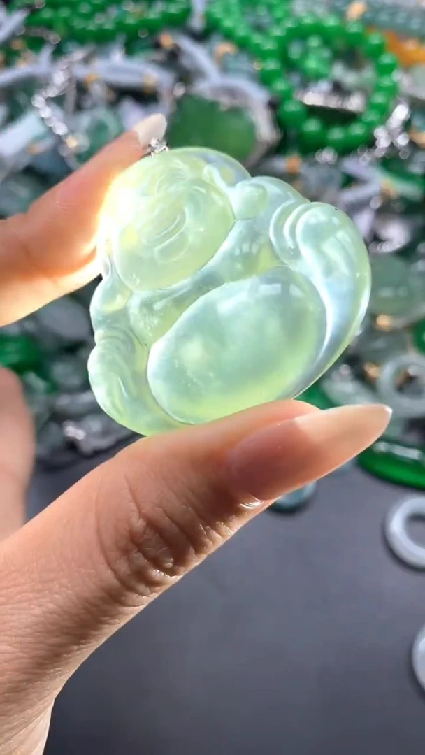 颈饰未镶嵌翡翠(配扣头多样性发其一）53