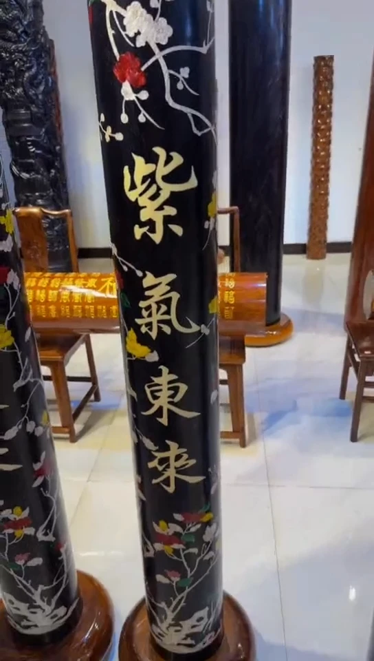 紫檀木类端景台幸**生紫檀横财链接